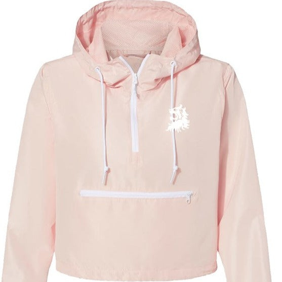 Lightweight Pullover Crop Windbreaker